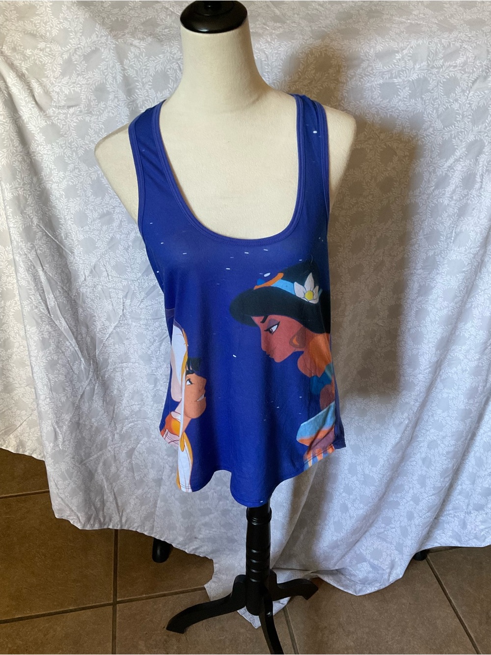 Disney Aladdin and Jasmine Tank Top